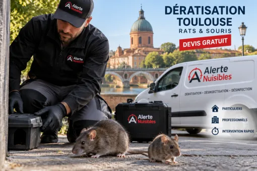 Entreprise de dératisation à Toulouse pour rats et souris, Castelnaudary, ALERTE NUISIBLES